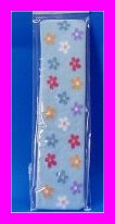 Floral Stretch Fabric Head Band - Blue