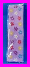 Floral Stretch Fabric Head Band - Purple