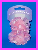 Flower Hair Bands - Pink