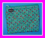 Green Quilted Cosmetic Purse