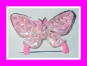 Large Pink Butterfly Hair Accessory