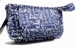 Mirrored Cosmetic Purse With Side Pocket