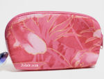 Cosmetic Bag - Pink/Gold Design