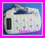 Quilted Baby Blue Shoulder Bag
