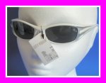 Sunglasses White Silver Trim