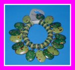 Two Tone Green Bracelet