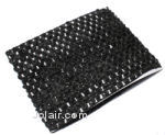 Wide Black Crochet Headband